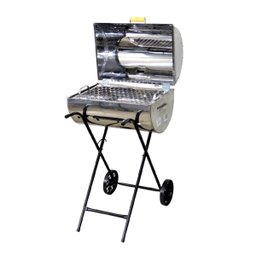 Churrasqueira Master Grill Inox Grelha e Carrinho 94x38x30cm Duralar F023AOM - 1
