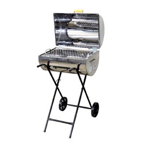 Churrasqueira Master Grill Inox Grelha e Carrinho 94x38x30cm Duralar F023AOM
