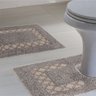 Jogo Tapete de Banheiro Algodão Cru 2 Peças Maggie Ornare Sultan - 1