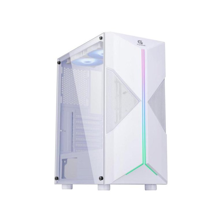 Gabinete Gamer Fortrek Holt Mid Tower Rgb Branco Gabinete Gamer Fortrek Holt Mid Tower Rgb Branco