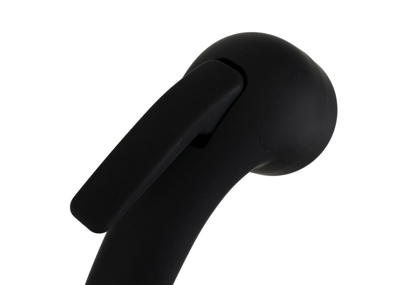 Ducha Preto Fosco em Inox Redondo com Ducha Manual em Abs - 5