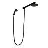 Ducha Preto Fosco em Inox Redondo com Ducha Manual em Abs - 2