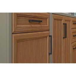 Módulo Cozinha Nesher Camponesa Balcão 2 Portas e 3 Gavetas c/ Tampo FendiOff/Freijó - 6