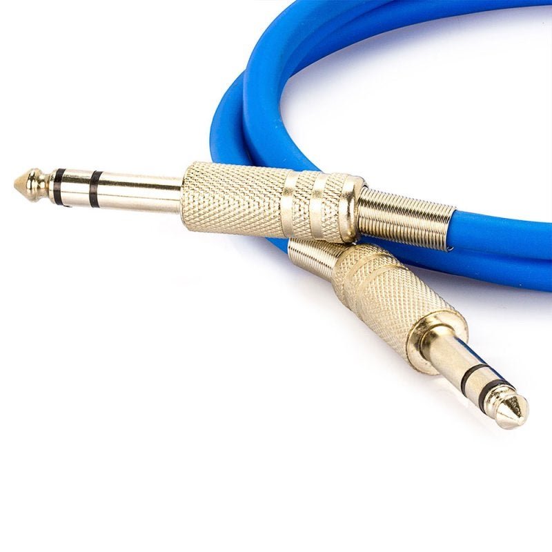 Cabo P10 para P10 Estéreo - Azul 45 Mt - 2
