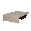 Ver imagem 3 de Sofá Cama 2 Lugares Compacro sem Braço 115 Larg Malu Matrix Cor:sintetico Bege