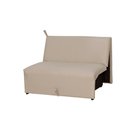 Ver imagem 1 de Sofá Cama 2 Lugares Compacro sem Braço 115 Larg Malu Matrix Cor:sintetico Bege