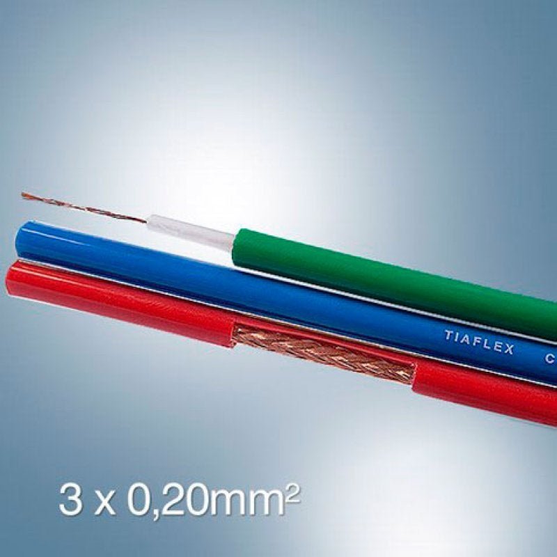 Cabo Vídeo Componente 3x0.20 Mm² 30 Mt - 1