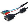 Cabos Vga X Vídeo Componente 3 Mt - 1