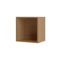 Ver imagem 3 de Nicho Decorativo Cubo 39,5x39,5cm 100% Mdf C55 Pradel Móveis Dalla Costa Freijó