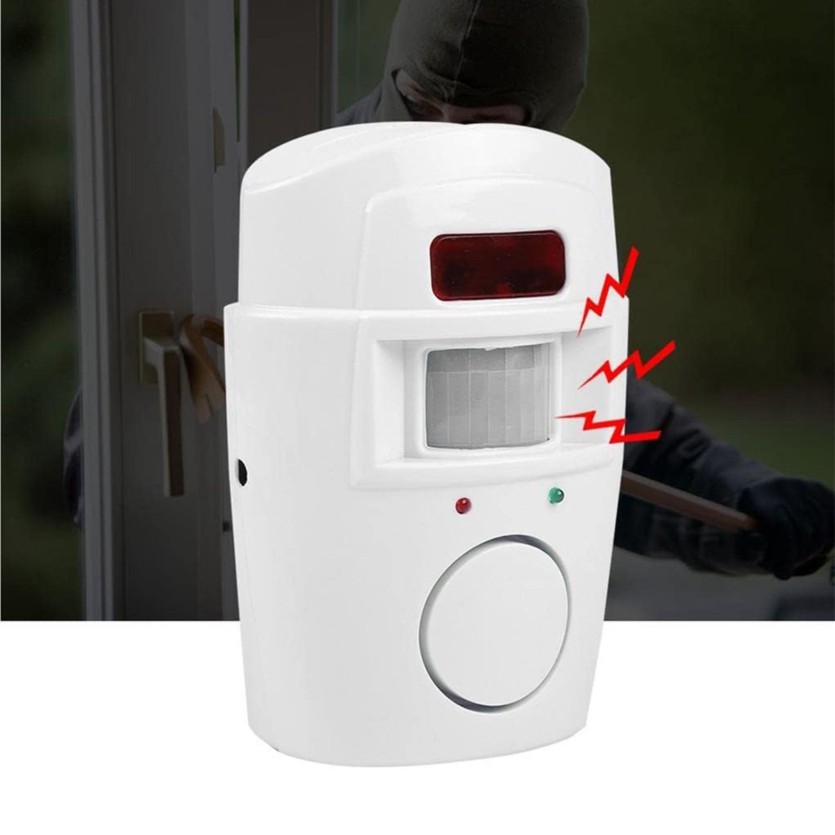 Alarme sem Fio Sensor Presença Controle Sirene 105 Dcb Portatil Comercial Residencial Segurança Casa - 13