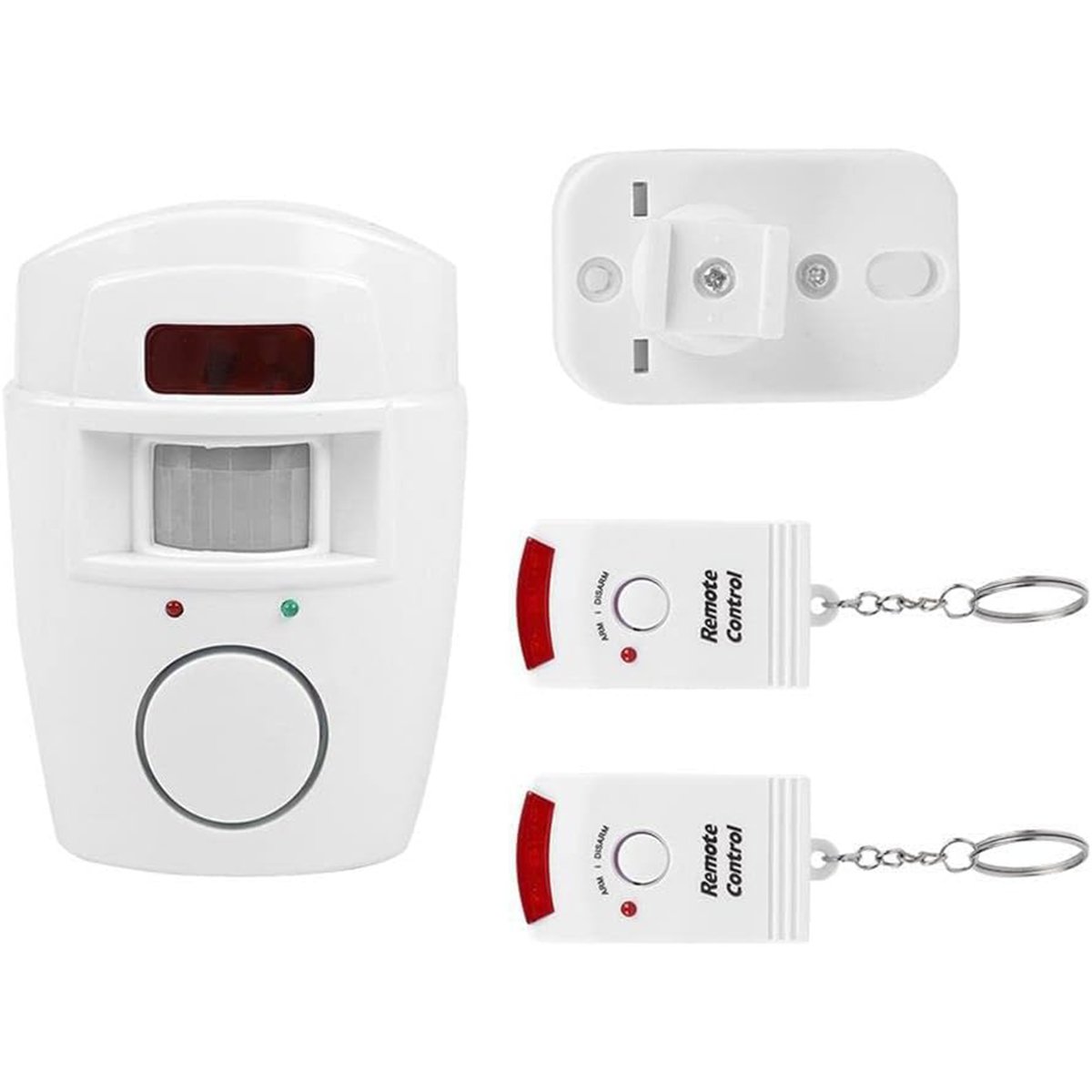 Alarme sem Fio Sensor Presença Controle Sirene 105 Dcb Portatil Comercial Residencial Segurança Casa - 1