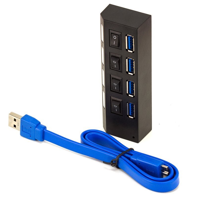 Hub USB 3.0 4 Portas com Fonte - 1