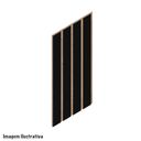 Ver imagem 2 de Kit 3 Painel Ripado Mdf Bp 6mm Premium Alto Padrão 38,5x20cm