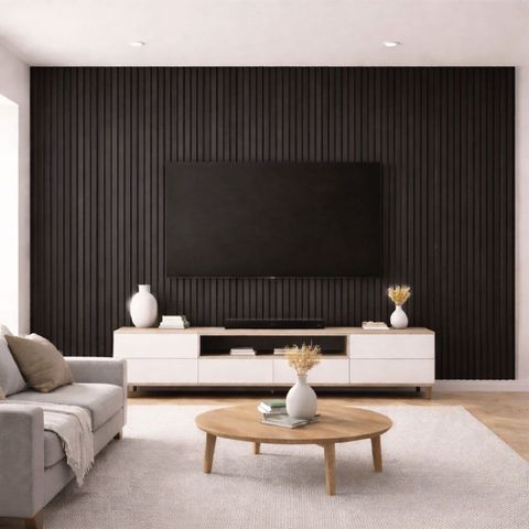 Kit 3 Painel Ripado Mdf Bp 6mm Premium Alto Padrão 38,5x20cm