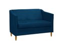 Ver imagem 1 de Namoradeira Titânio Suede Azul Marinho