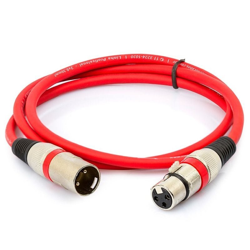 Cabo Canon Macho x Fêmea Balanceado Vermelho 35m - 1