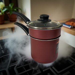 Cuscuzeira 1 Litro com 6 Camadas Antiaderente Superteflon