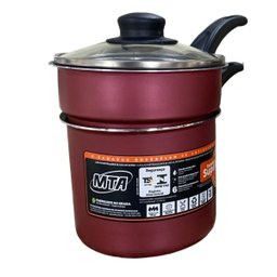 Cuscuzeira 1 Litro com 6 Camadas Antiaderente Superteflon - 4