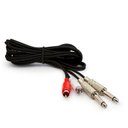 Ver imagem 1 de Cabo 2 P10 Mono para 2 Rca 50m