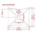 Ver imagem 3 de Cuba Pia De Apoio Para Banheiro Preto Mpozenato