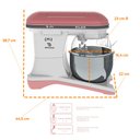 Ver imagem 6 de Batedeira Planetária Profissional Eclair 10 Velocidades 5l 1500w Bp-500 Rosa Bivolt - Braesi