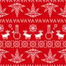 Papel de Parede pixel art natal erva daninha fundo vermelho - 1