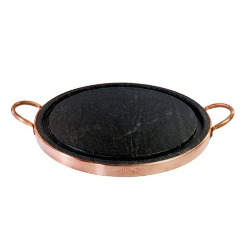Grelha / Pedra para Carnes Pedra Sabão Mini Cobre São José