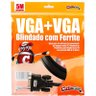 Cabo Vga Blindado com Ferrite, 5 Metros - Cirilo Cabos - 1
