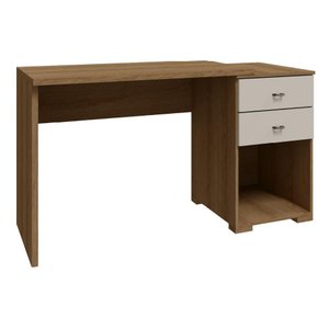 Escrivaninha Extensível 2 Gavetas Setiba Plus Rimo - Jequitibá/offwhite