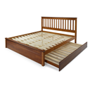 Ver imagem 2 de Conjunto Cama King com Cama Auxiliar em Madeira Maciça Mv Mel