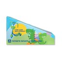 Ver imagem 4 de Patinete Infantil 3 Rodas Dino Azul - Belfix
