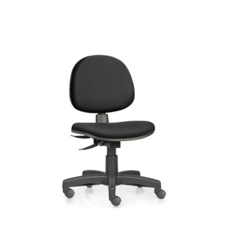 Cadeira Giratoria Zeus Executiva Back System sem Braco - Couro Sintetico Corano - Preto