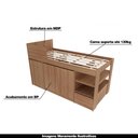 Ver imagem 6 de Cama Infantil Juvenil Multifuncional Cm8021 Mdp Amêndoa G69 - Gran Belo