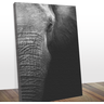 Quadro decorativo Elefante Preto e Branco em canvas com chassis de moldura - MidiaPopArte:60x80/Chas - 1
