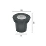 Embutido de Solo Led Astraled Es-6918 Felis 10w Bivolt Preto 3000k Luz Amarela 3000k Luz Amarela Es- - 2