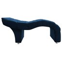Ver imagem 7 de Maca Estofada Capitonê Clínica Salão Estética Suede Marta:Azul Marinho