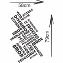 Ver imagem 3 de Adesivo de Parede Decoratico Motivacional Palavras Diversas