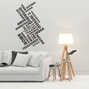 Ver imagem 1 de Adesivo de Parede Decoratico Motivacional Palavras Diversas