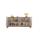 Ver imagem 6 de Balcão Aparador Buffet Lizz 4 Portas - 6 Cores:off White/cedro