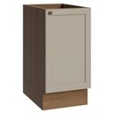 Ver imagem 1 de Balcão de Cozinha 40 cm 1 Porta (sem Tampo) Rustic/Crema Vik Madesa
