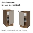 Ver imagem 4 de Balcão de Cozinha 40 cm 1 Porta (sem Tampo) Rustic/Crema Vik Madesa