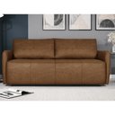 Ver imagem 6 de Sofá Decorativo Sala de Estar Lily 2 Lugares 180cm Couro Caramelo - Gran Belo