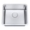 Cuba De Cozinha De Aço Inox 1mm Escovado F102 50x45x20 Cm Aço Escovado - 1