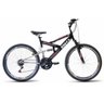Bicicleta Bikeland Full Suspension Aro 26-21 Marchas Preto - 1