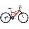 Bicicleta Bikeland Full Suspension Aro 26er - 21 Marchas - Vermelha - 1