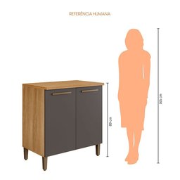 Balcão Ouro Master Tampo Mdf Arte Móveis - 4