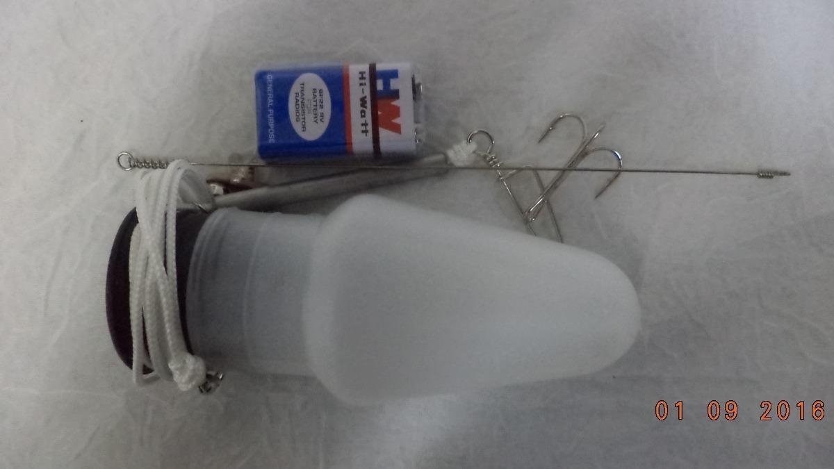 Boia Luminosa Para Pesca Espada Kit Completo Cor Led Verde - 2