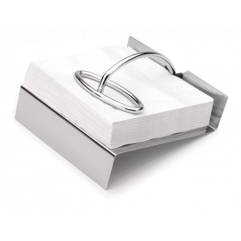 Porta Guardanapos em Aço Inox Linha Gloss - 2588
