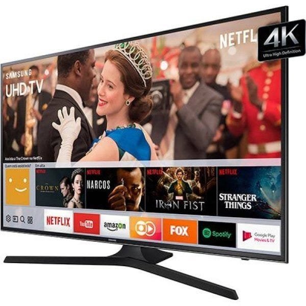 Smart TV LED 49 Polegadas Uhd 4K Samsung Mu6100 3 HDMI 2 USB Wi-Fi Integrado Conversor Digital - 8