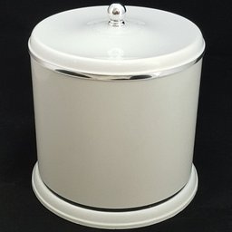 Lixeira Plástica Pequena 5l Para Cozinha Banheiro Com Tampa Branco - 6 Lixeira Plástica Pequena 5l Para Cozinha Banheiro Com Tampa Branco - 6
